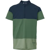Cykeltröja Vaude Barn Qimsa Shirt Black/Neon Yellow